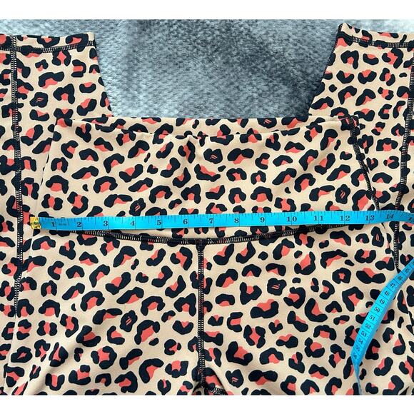 Fabletics Define PowerHold High-Waisted 7/8 Leggings Leopard Print Women Small - Picture 11 of 14